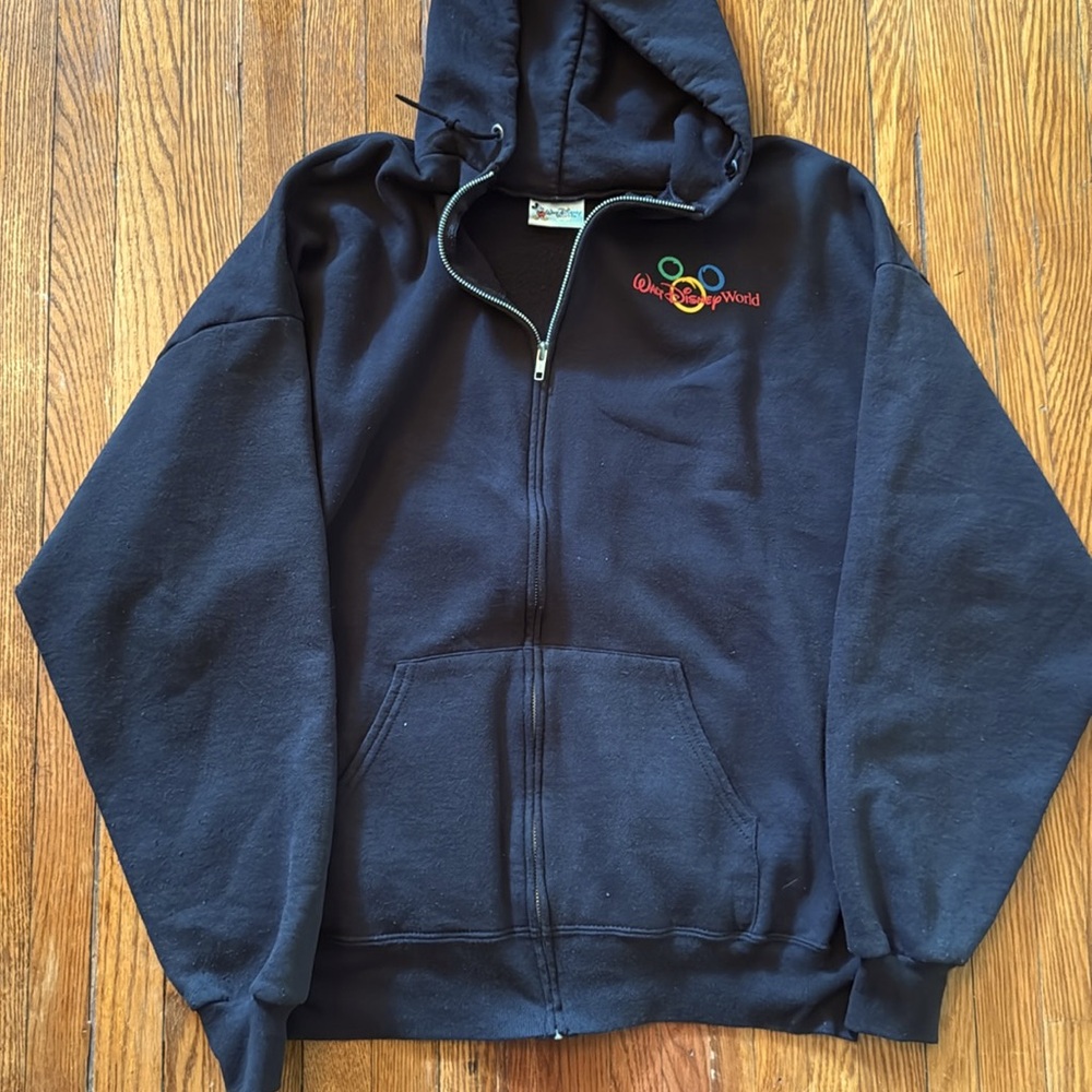 90’s Walt Disney World Vintage Zip-Up Sweater - Picture 2 of 11